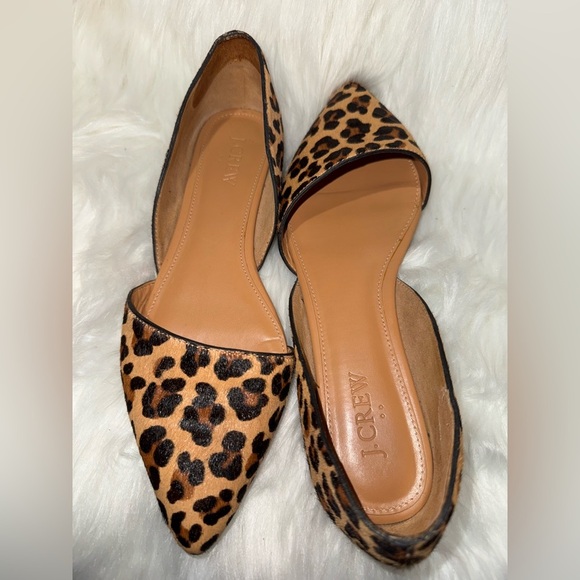 J. Crew Brown and Black Leopard Print Flats - Picture 9 of 11